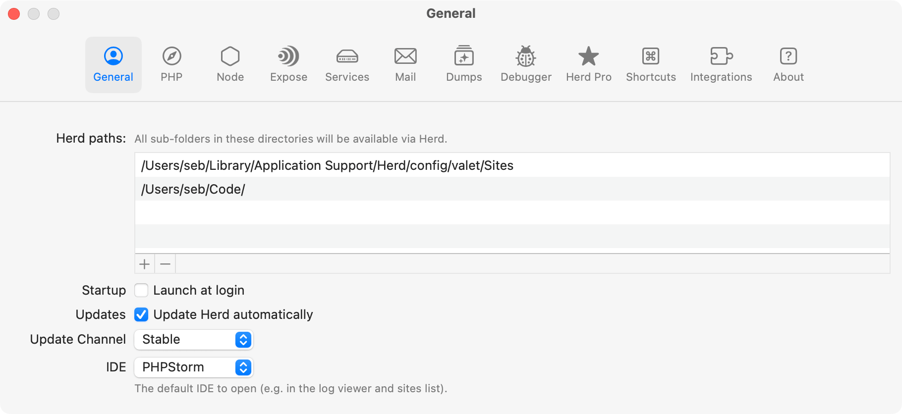 General Settings